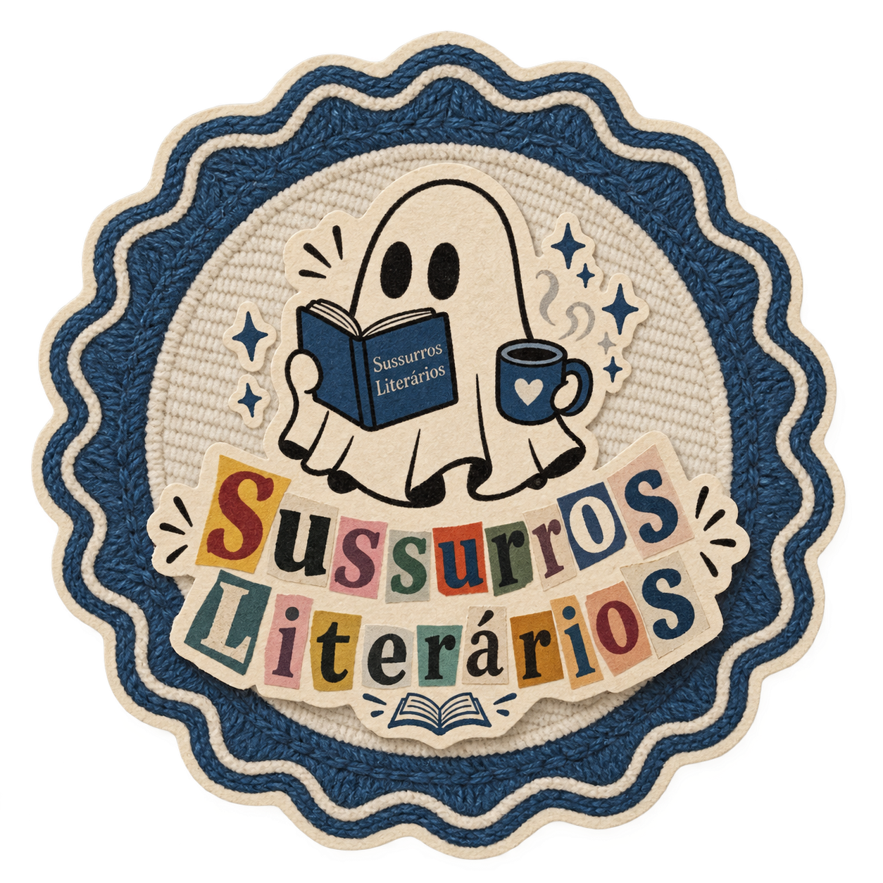 Logo Sussurros Literários